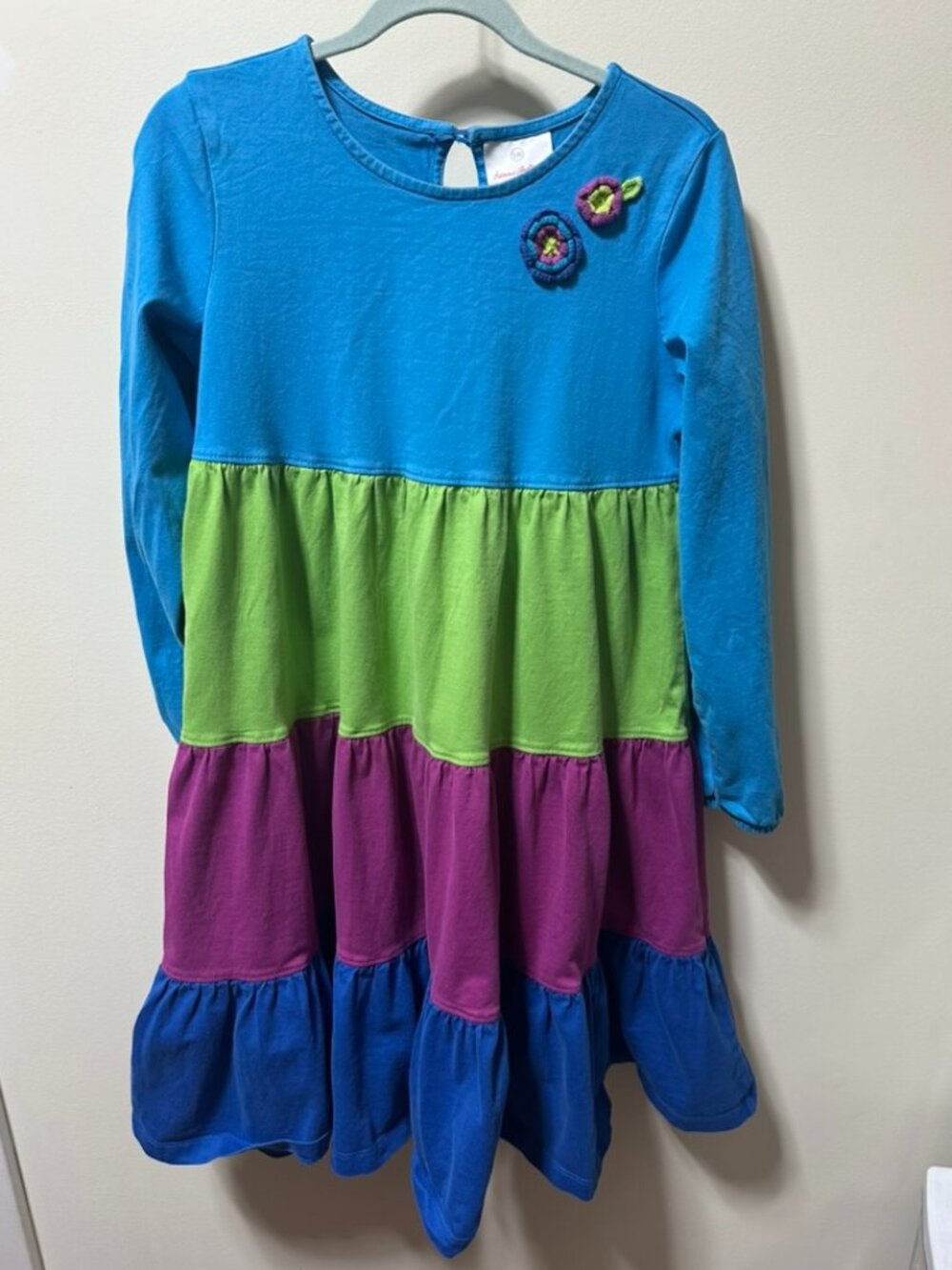 Hanna Andersson Long Sleeve Twirl 100% Cotton Size 130 cm/ 8